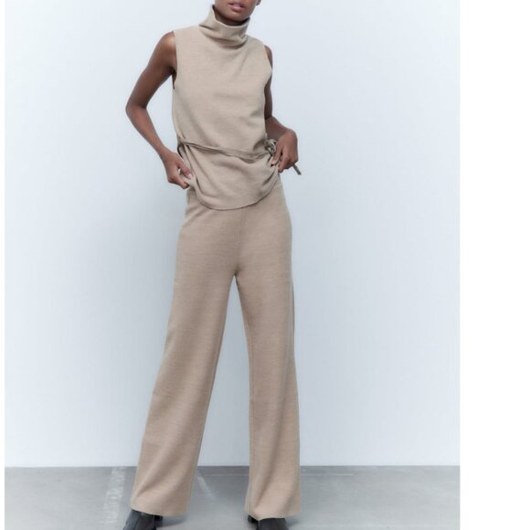 Zara soft drawstring top + pants (set) - Picture 4 of 5